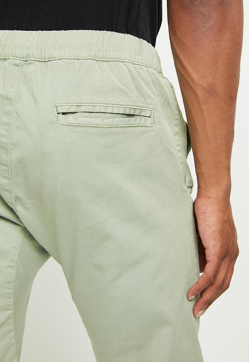 Cotton On - Drake cuffed pant - washed sea foam