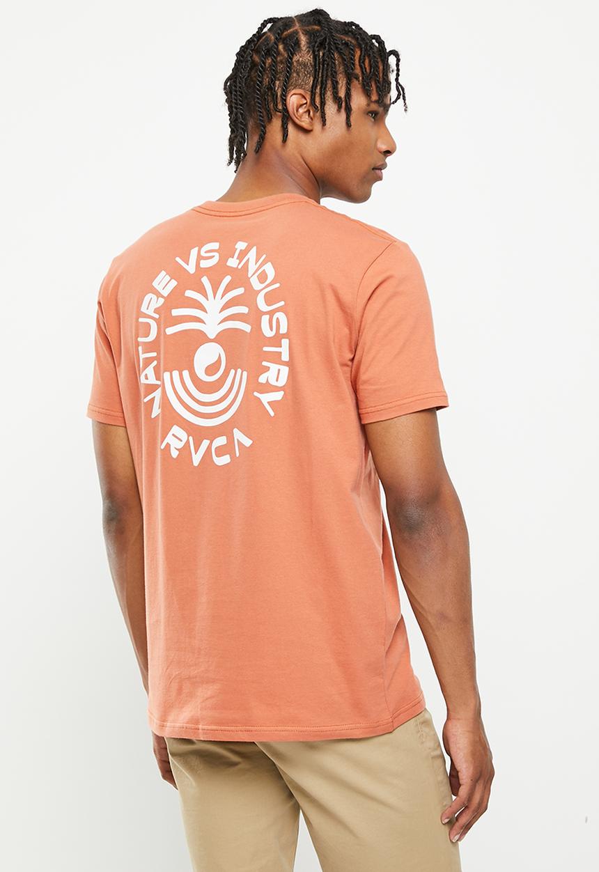 RVCA - Yucca short sleeve tee - cocoa