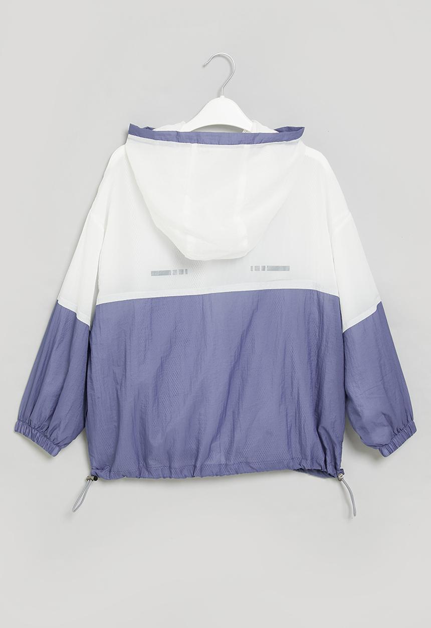 Rebel Republic - Windbreaker - white & blue