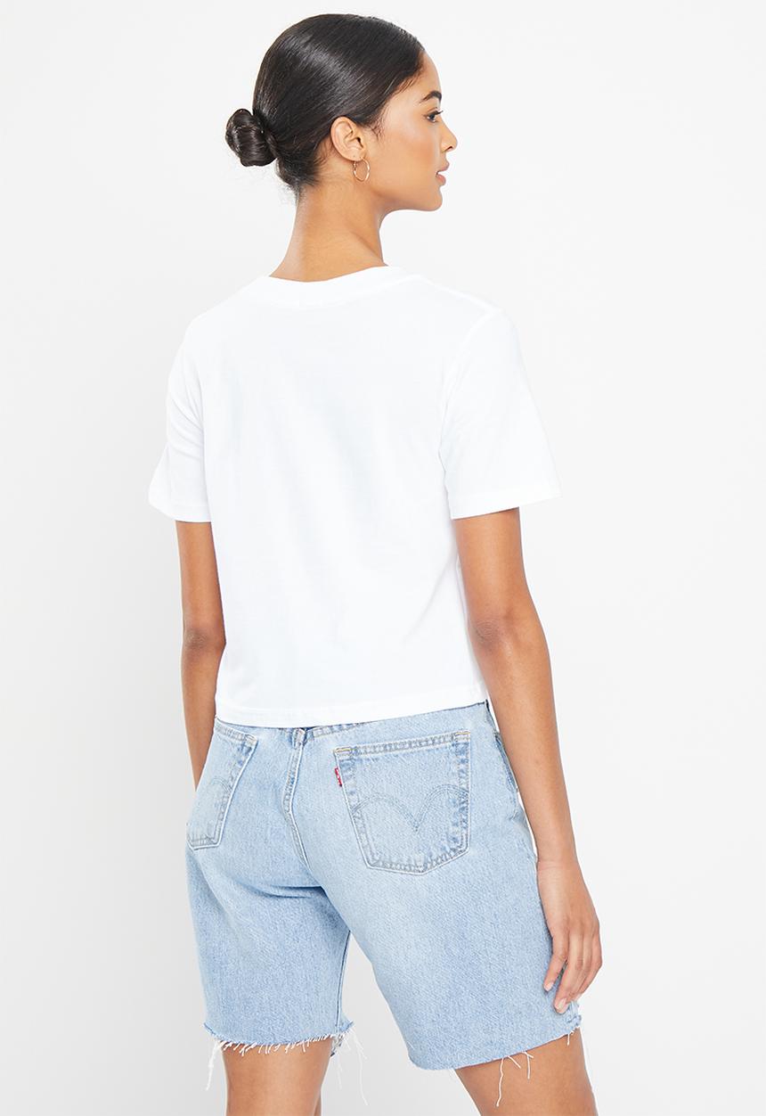 O'Neill - Block print short sleeve tee - white