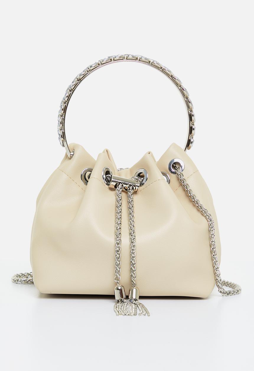 Tessa Design - Cindy faux leather bucket bag - cream