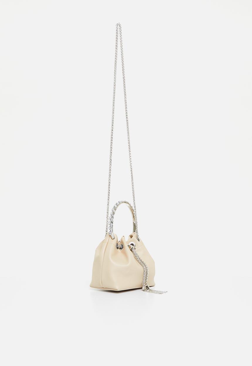 Tessa Design - Cindy faux leather bucket bag - cream