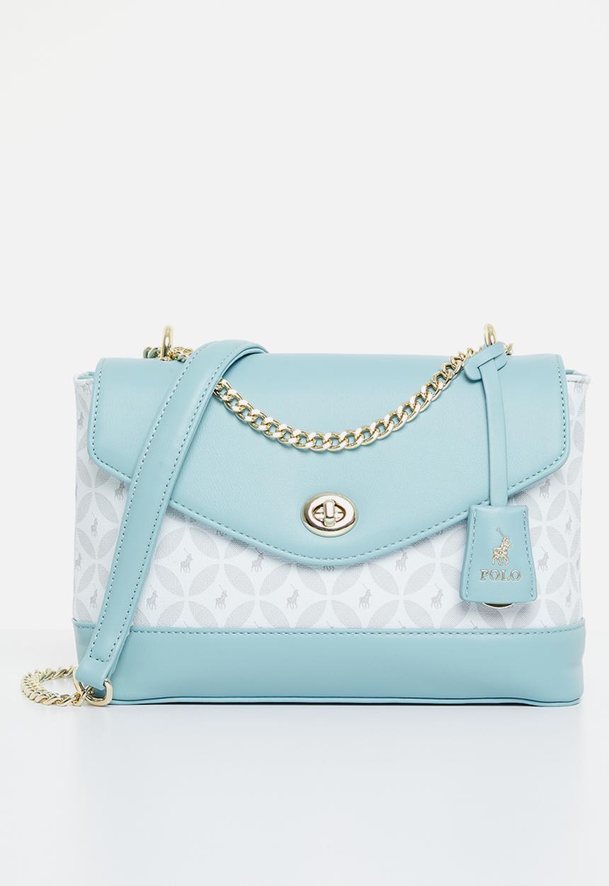 POLO - Berkley flapover sling bag - blue