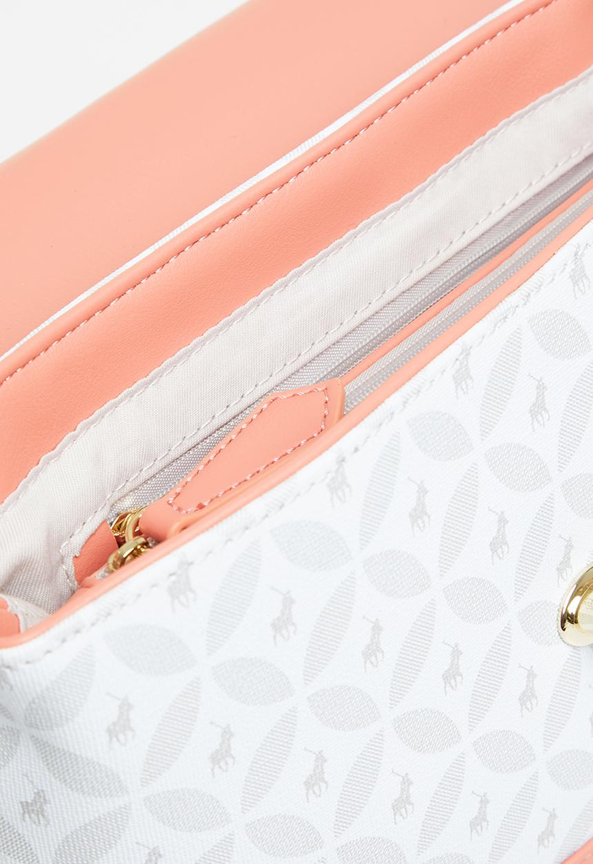 POLO - Berkley flapover sling bag - coral