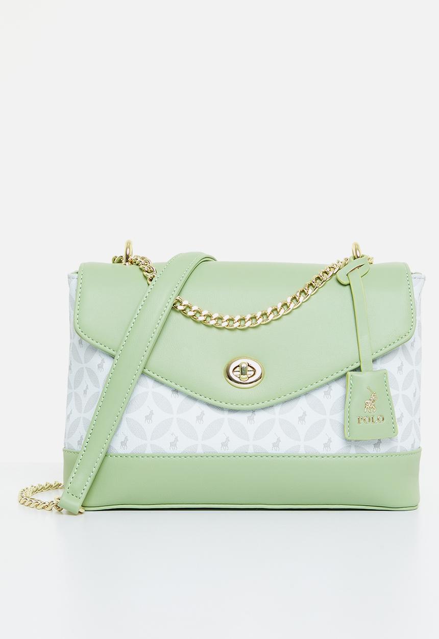 POLO - Berkley flapover sling bag- green