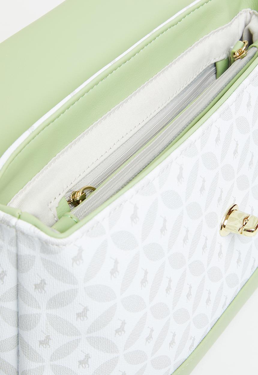 POLO - Berkley flapover sling bag- green