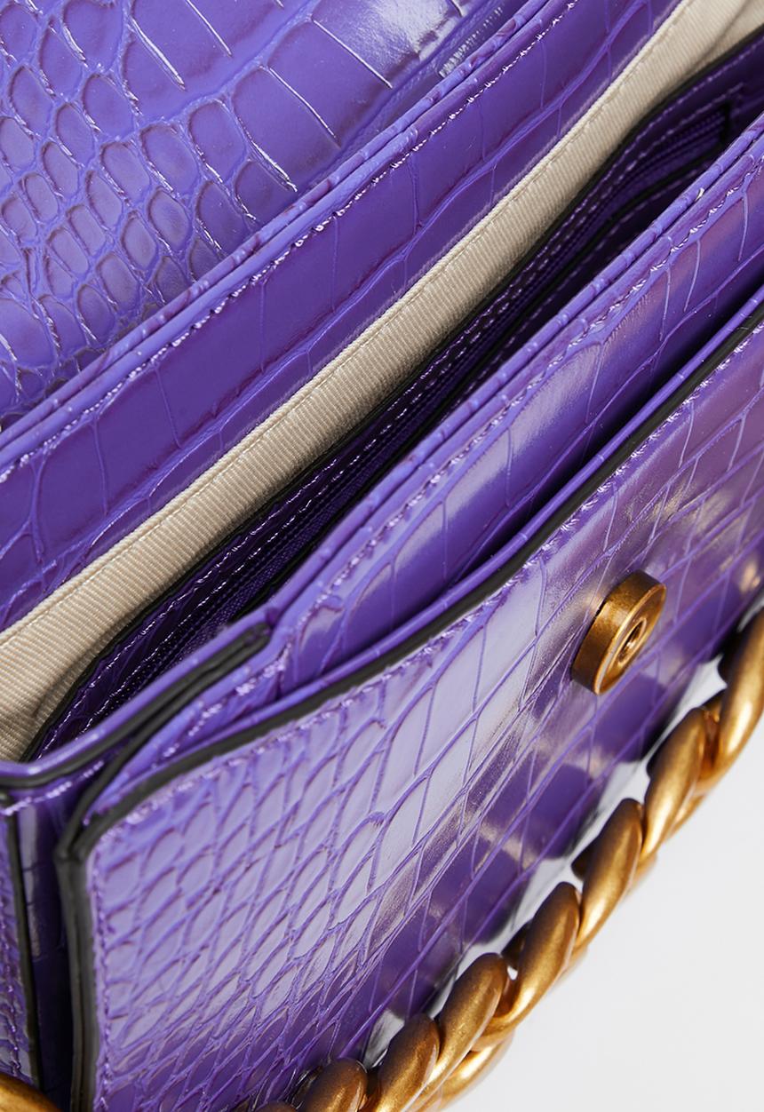 GUESS - Retour top handle flap - violet