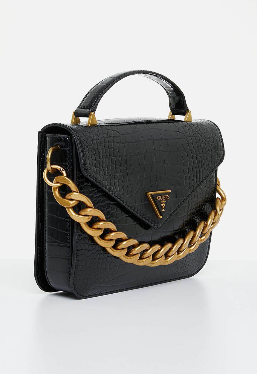 GUESS - Retour top handle flap - black