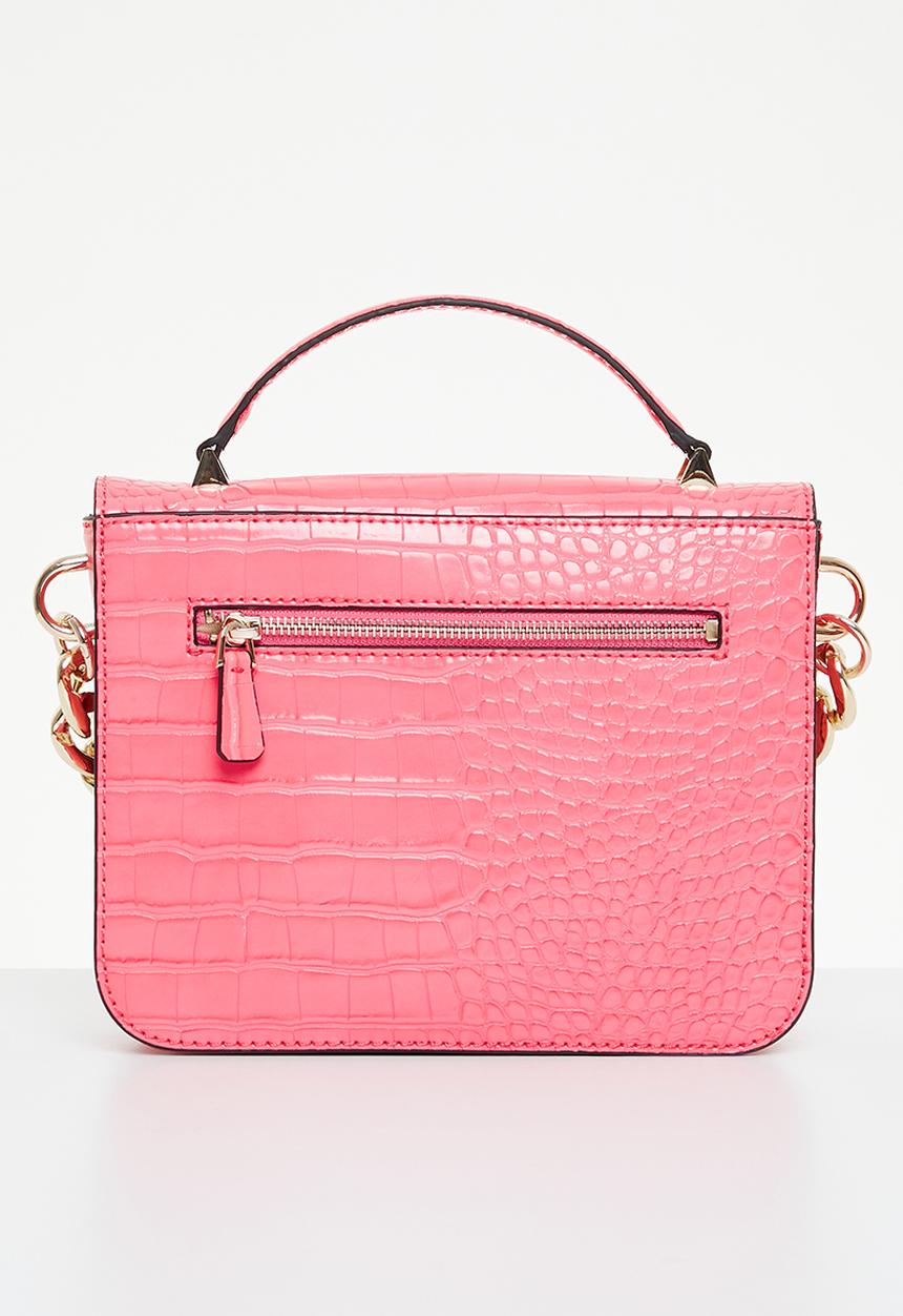 GUESS - Retour top handle flap - coral
