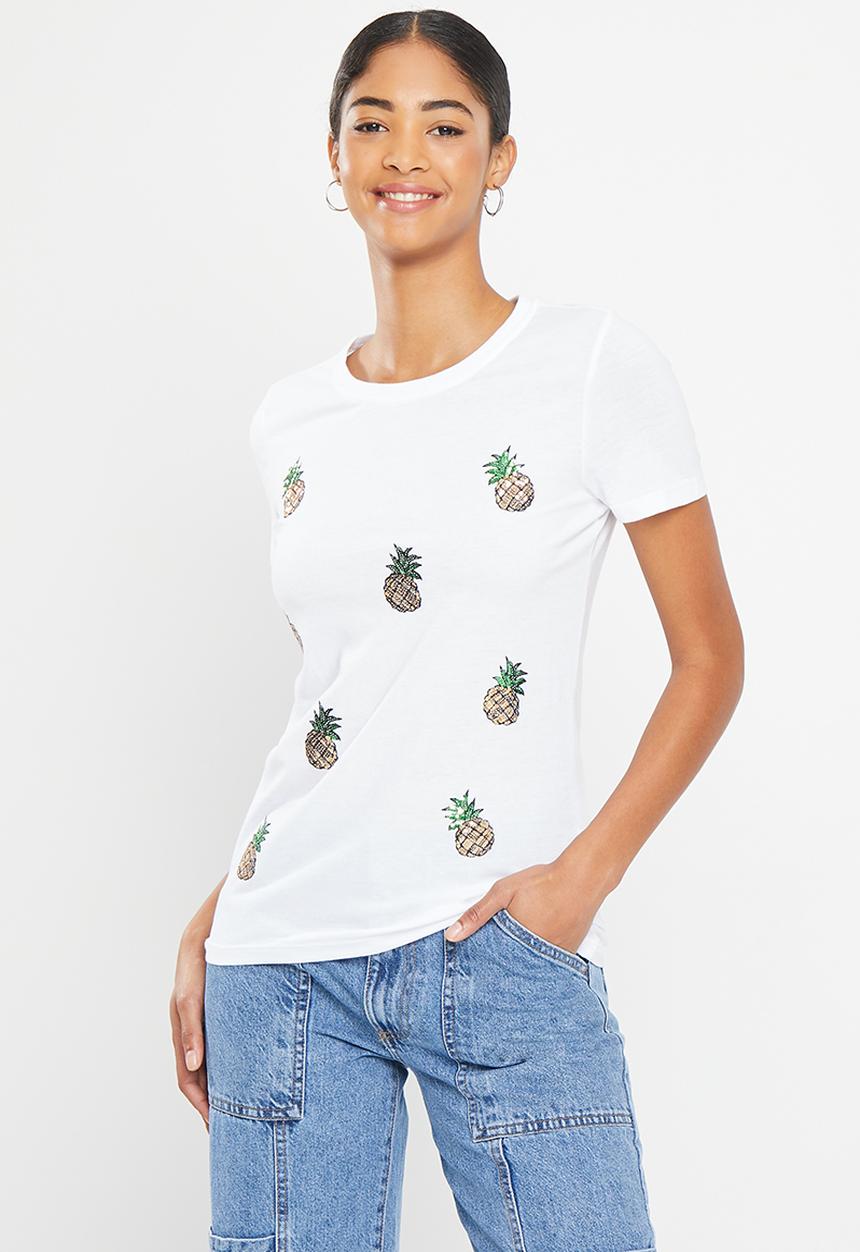 HAILYS - T-shirt - white