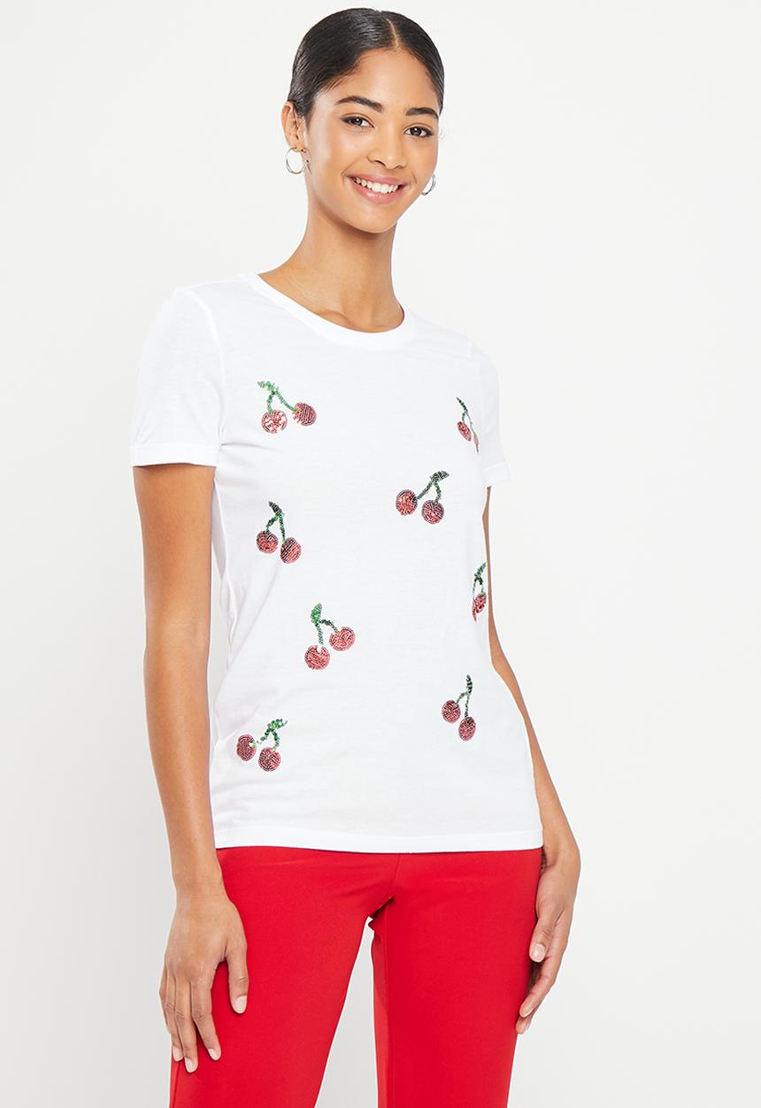 HAILYS - T-shirt - white