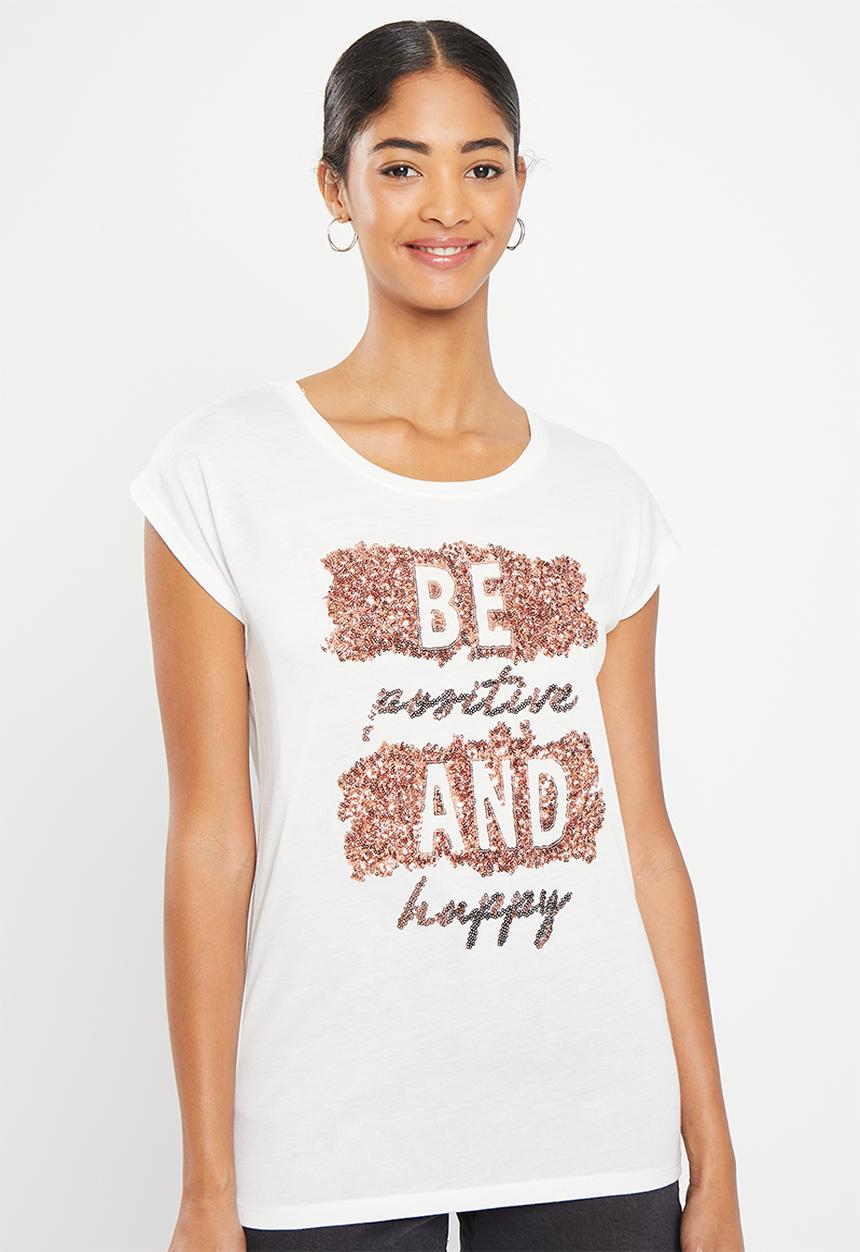 HAILYS - T-shirt - white