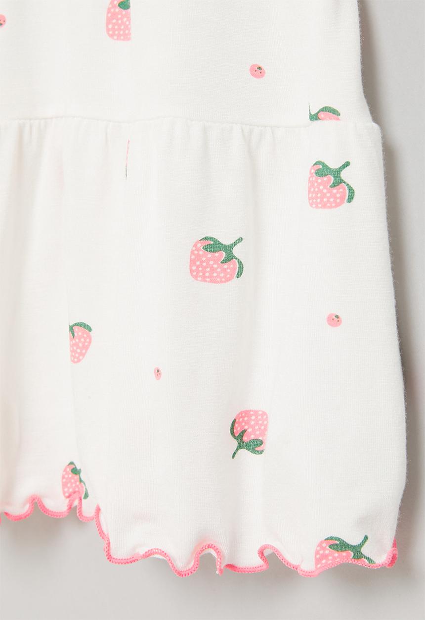 Pop Candy - Strawberry nightie - white