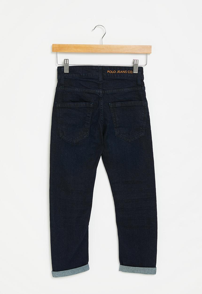 POLO - Boys pjc tapered leg jean - dark wash