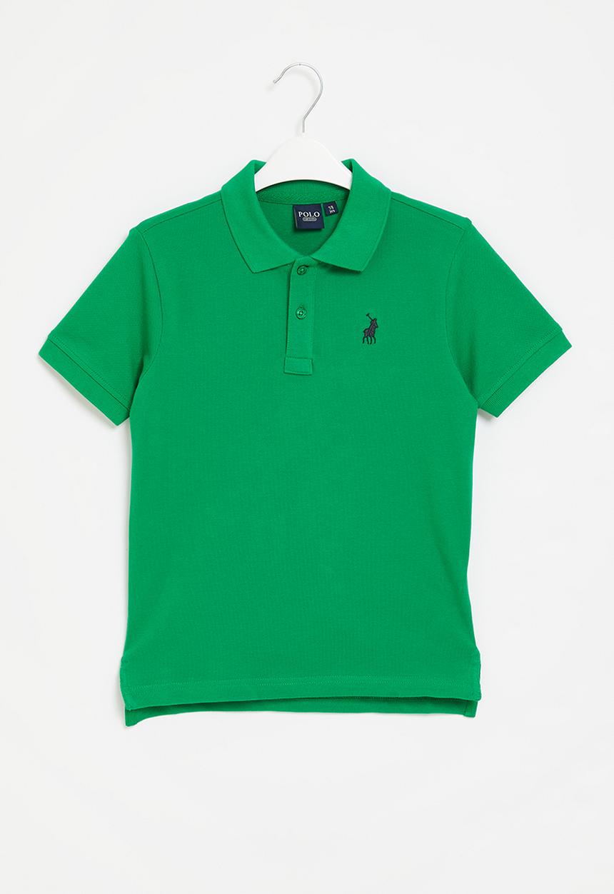 POLO - Boys classic short sleeve golfer - green