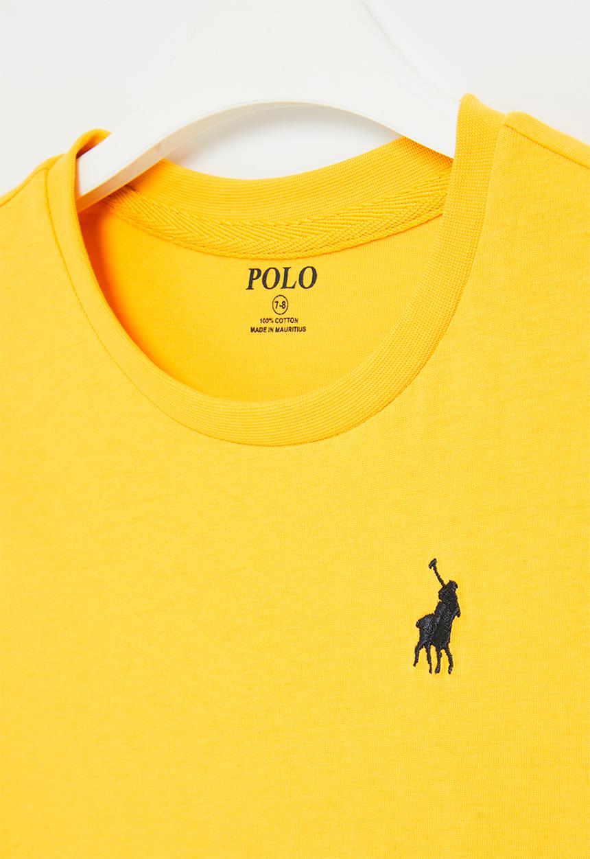 POLO - Boys classic short sleeve tee - yellow