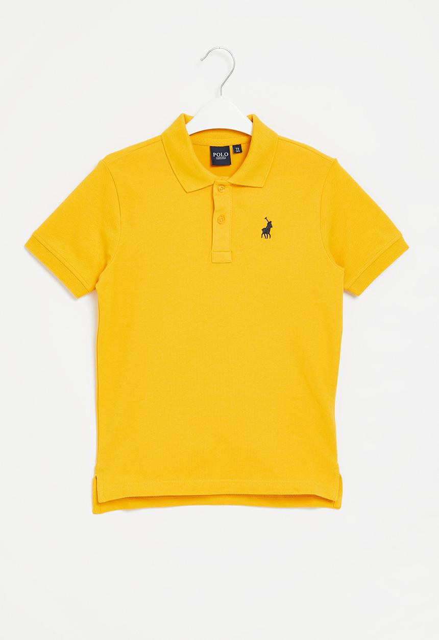 POLO - Boys classic short sleeve golfer - yellow