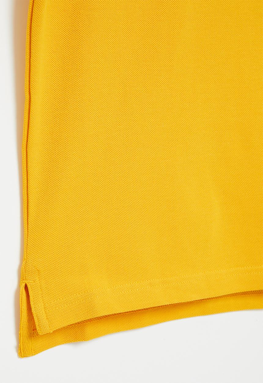 POLO - Boys classic short sleeve golfer - yellow