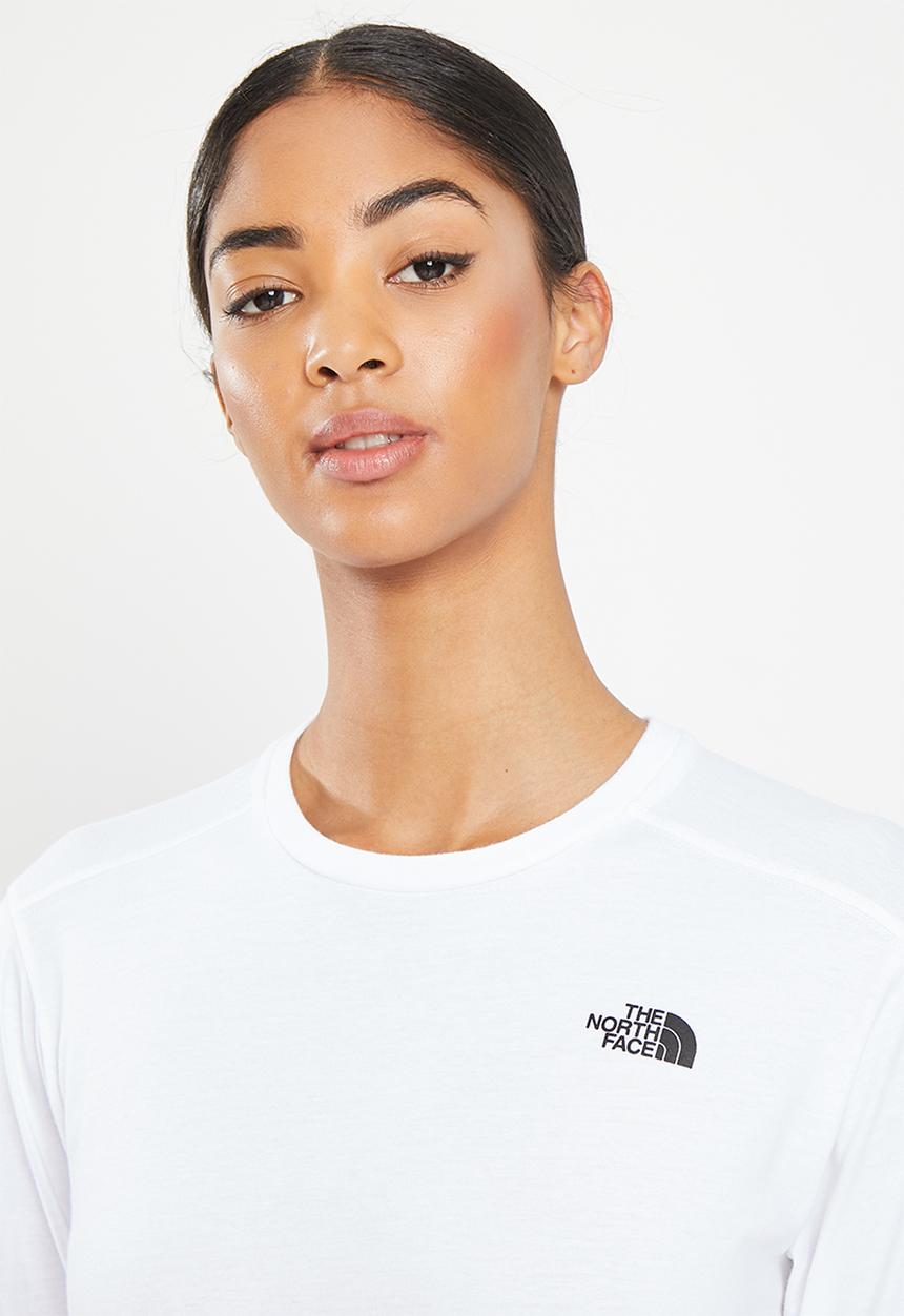 The North Face - W long sleeve simple dome tee eu - tnf white