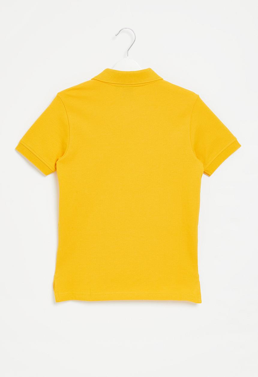 POLO - Boys classic short sleeve golfer - yellow