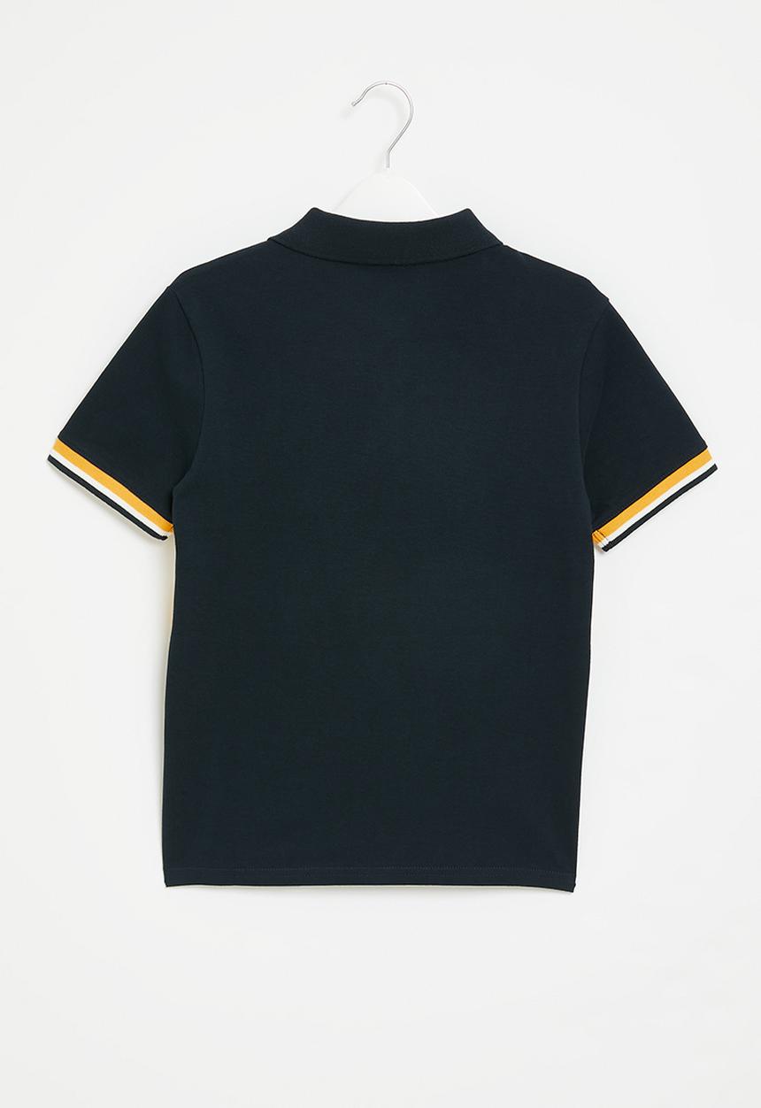 POLO - Boys cut & sew short sleeve golfer - navy