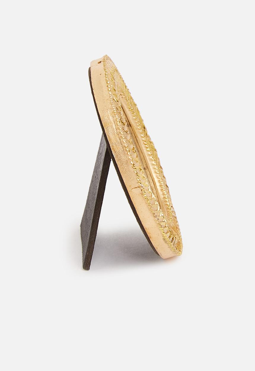 H&S - Oval frame - gold