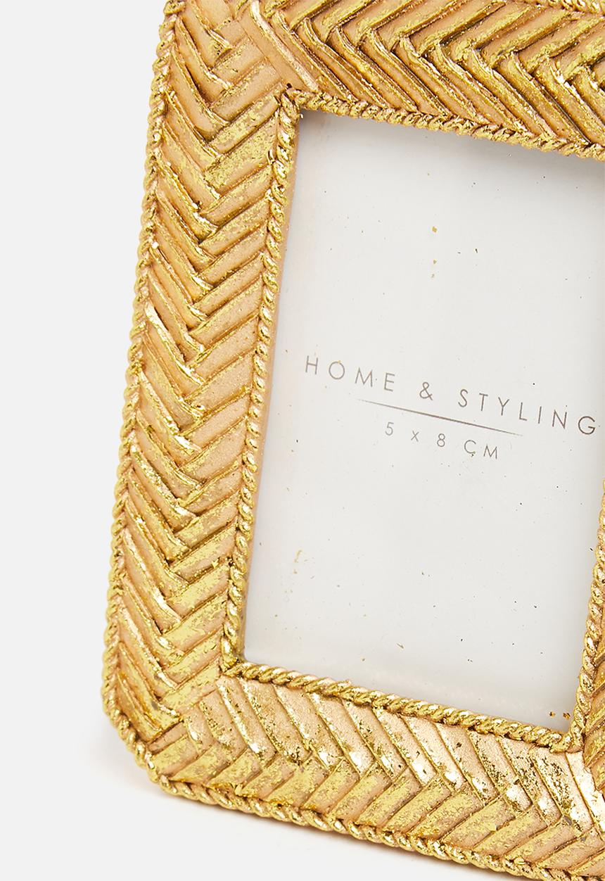 H&S - Square frame - gold