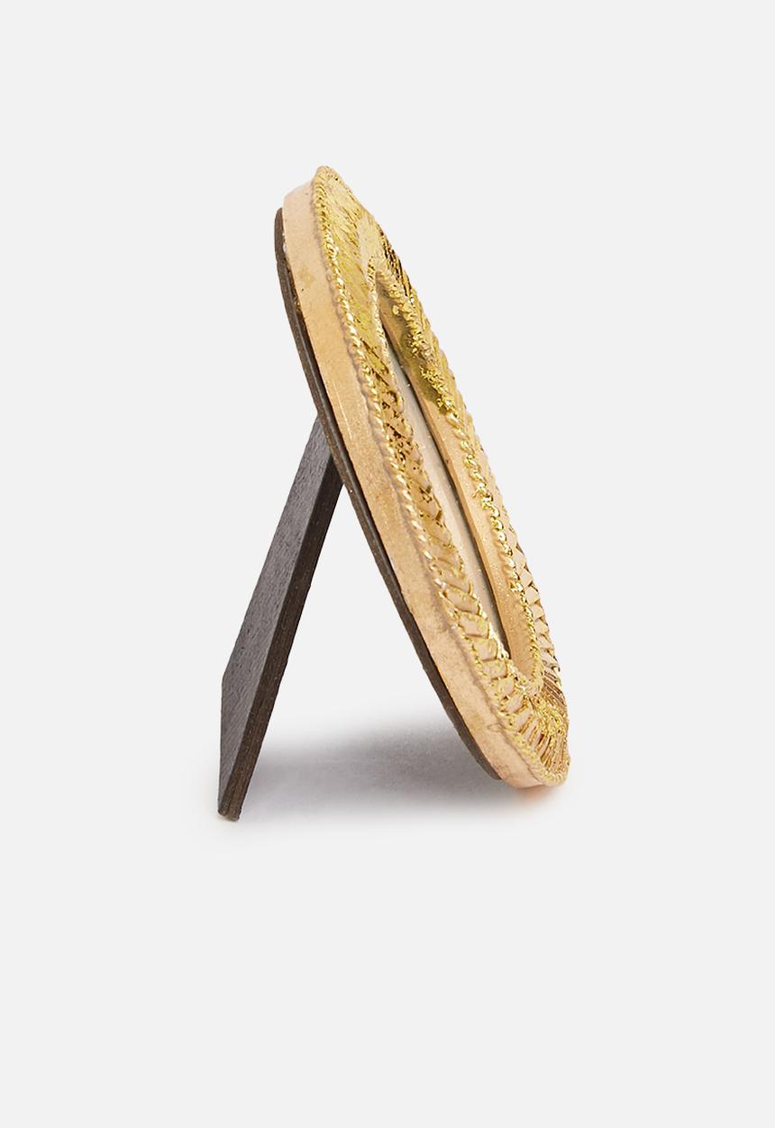 H&S - Round frame - gold