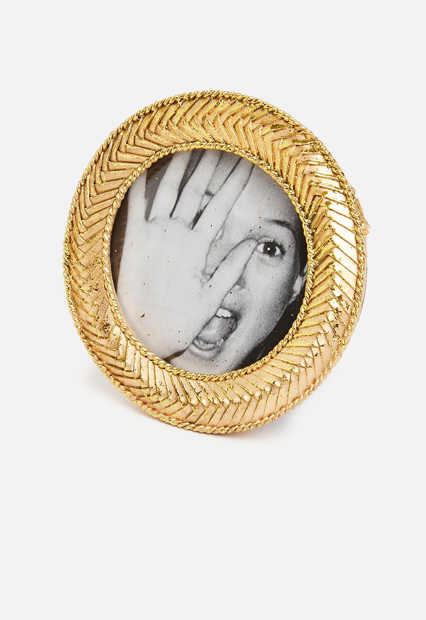 H&S - Round frame - gold