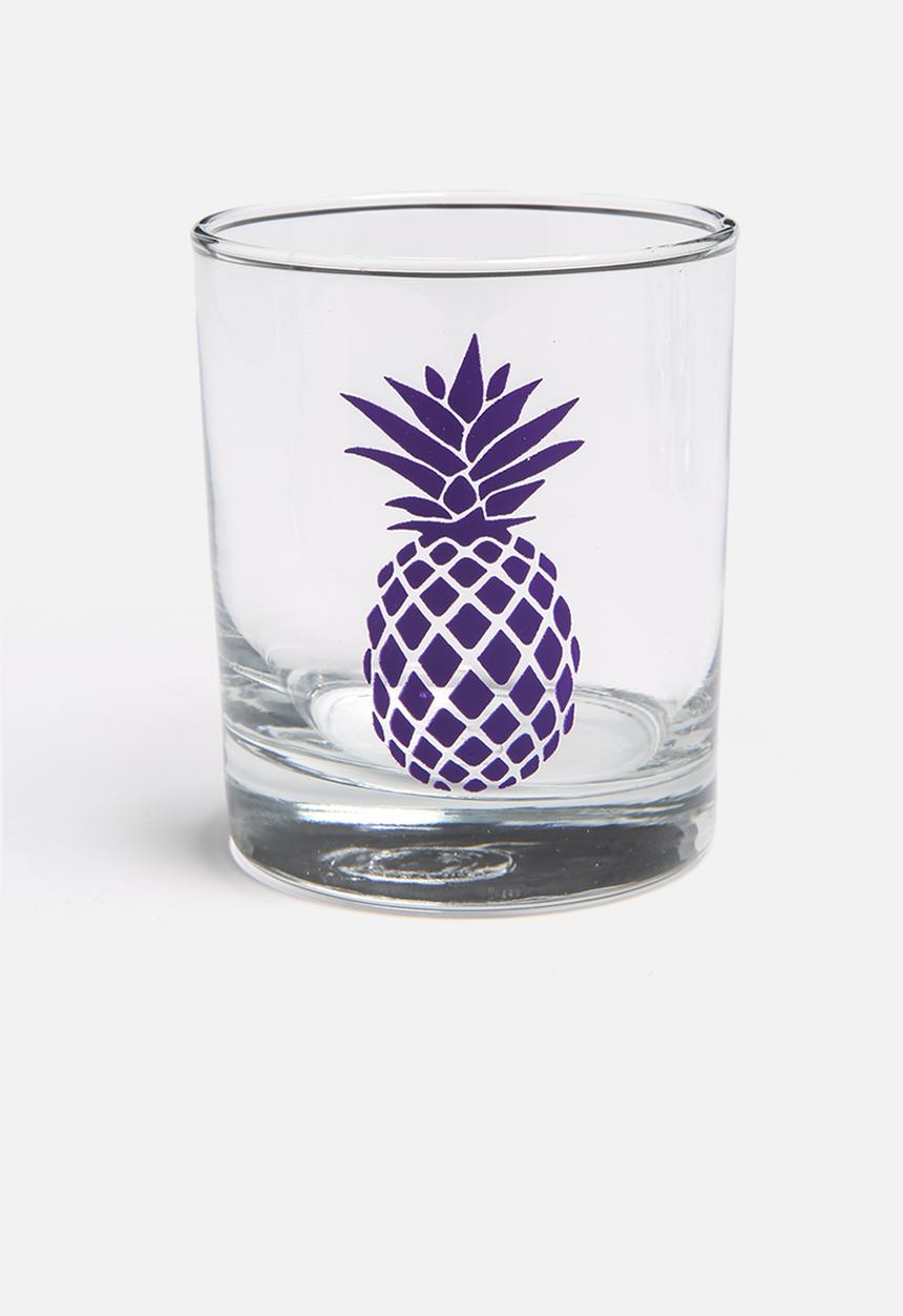 Sixth Floor - Set of 4 Pineapple Glasses