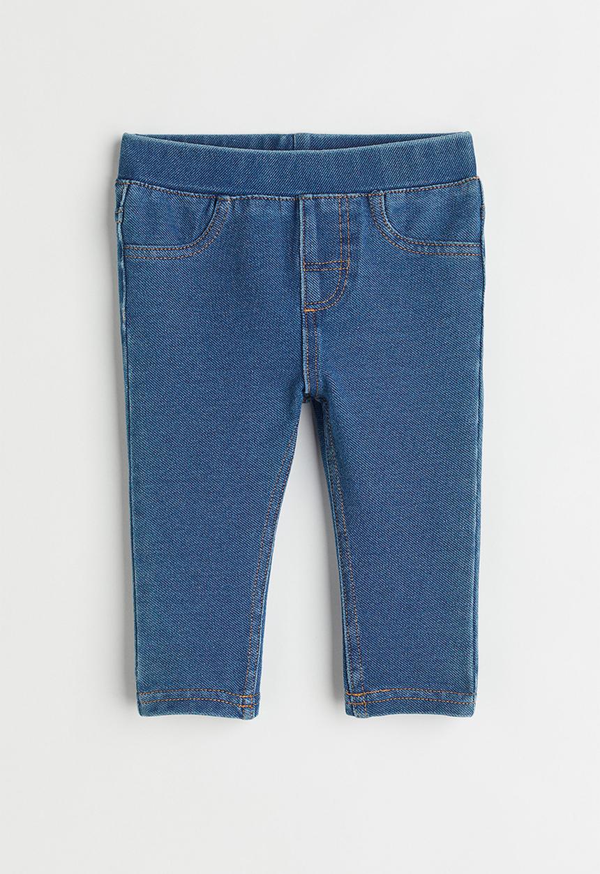 H&M - Cotton jeggings - denim blue