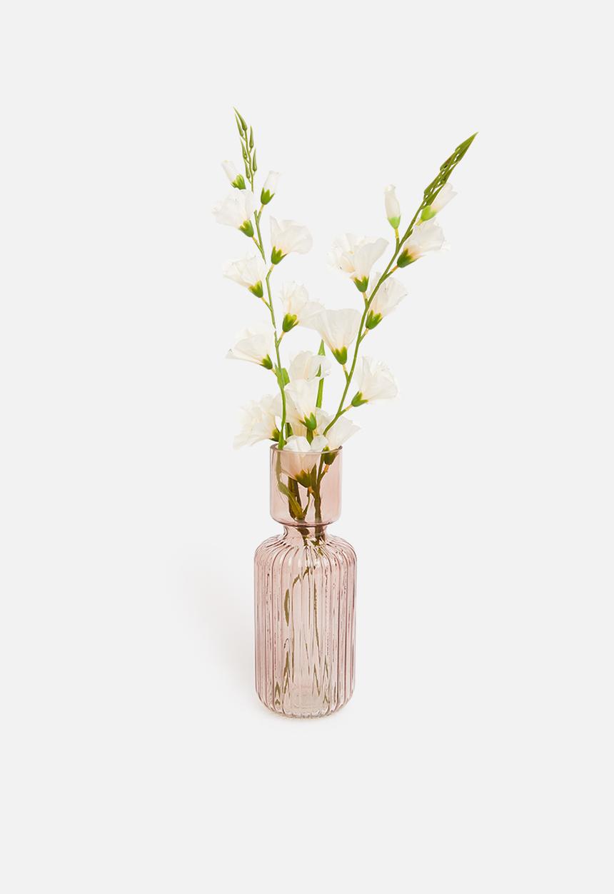 H&S - Cellow vase - pink