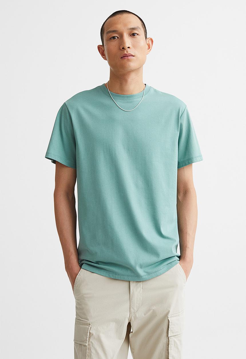 H&M - Regular fit coolmax® t-shirt - turquoise