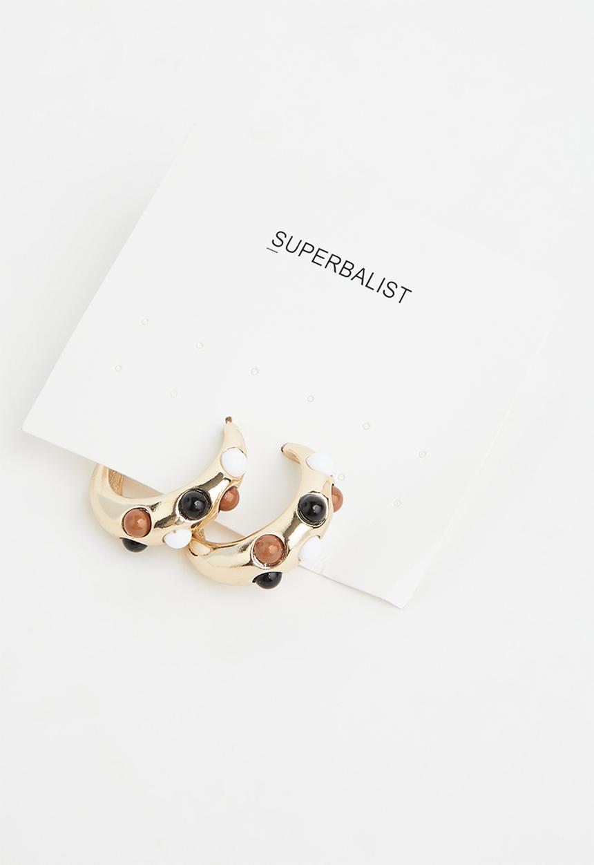 Superbalist - Imogen hoop earrings - gold