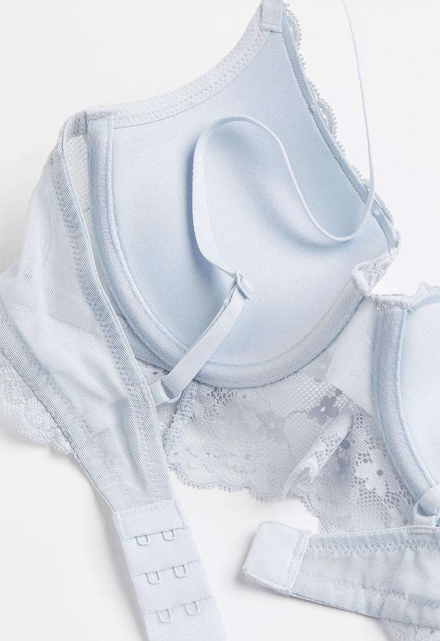 H&M - Push-up bralette - light blue