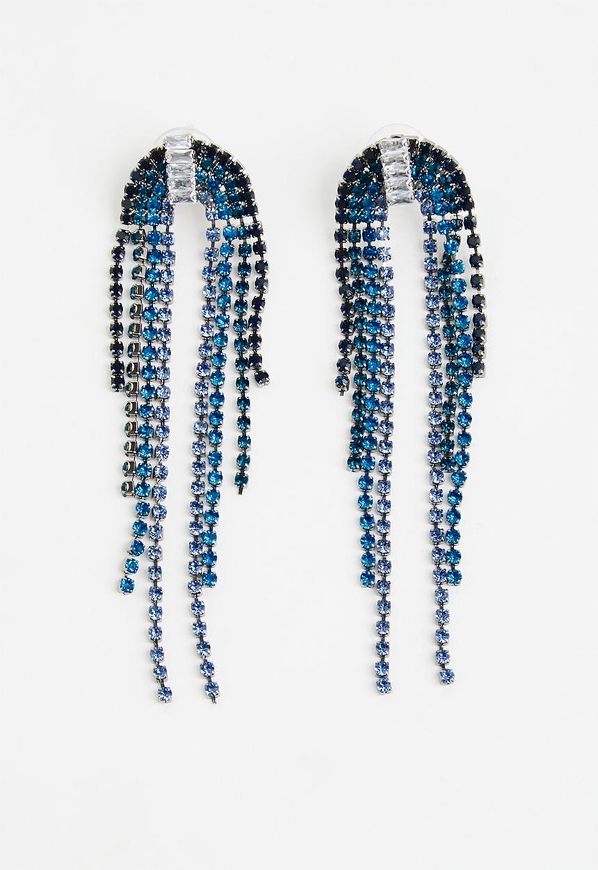 Superbalist - Bertsy statement earrings - green & blue