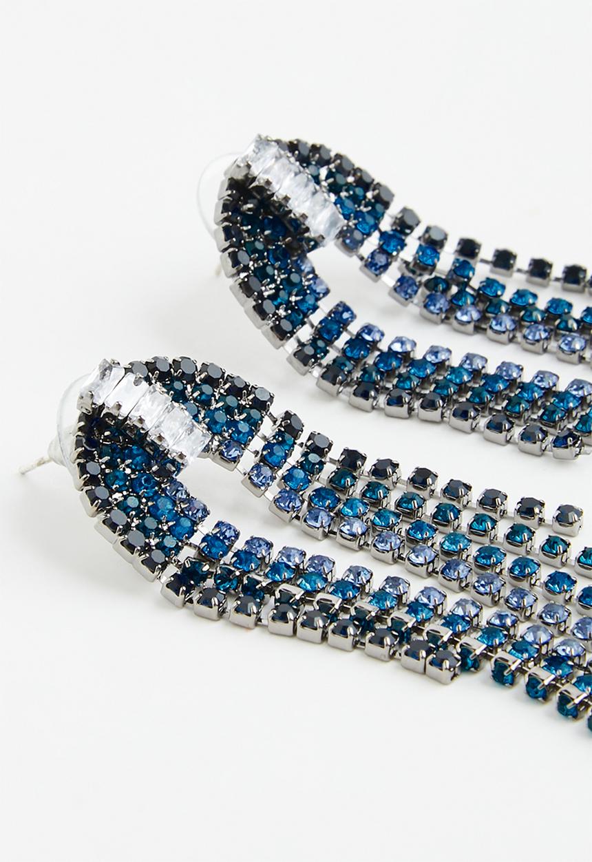 Superbalist - Bertsy statement earrings - green & blue