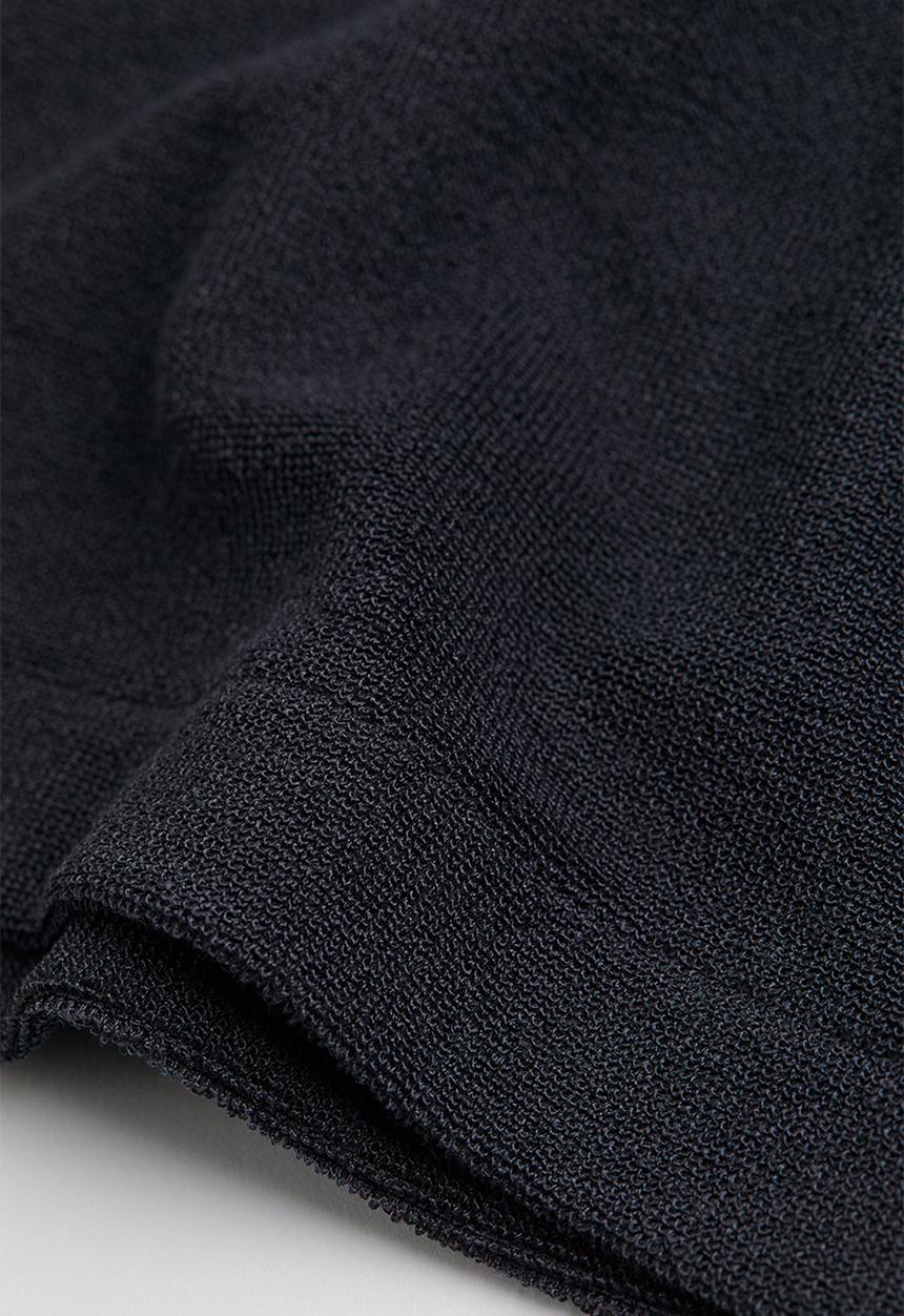 H&M - Terry T-shirt dress - dark blue 