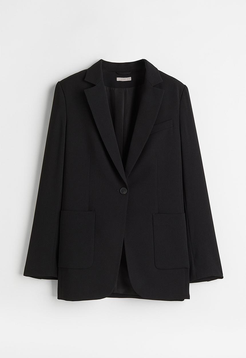 H&M - Single-breasted jacket - black