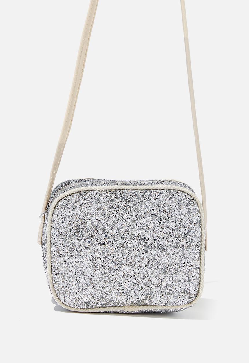 Cotton On - Sara shimmer bag - silver glitter