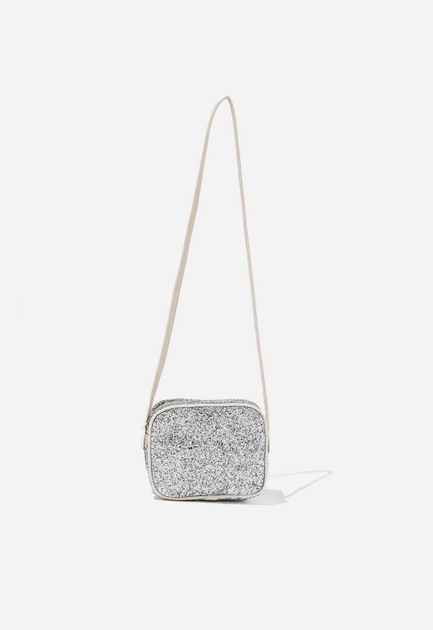 Cotton On - Sara shimmer bag - silver glitter