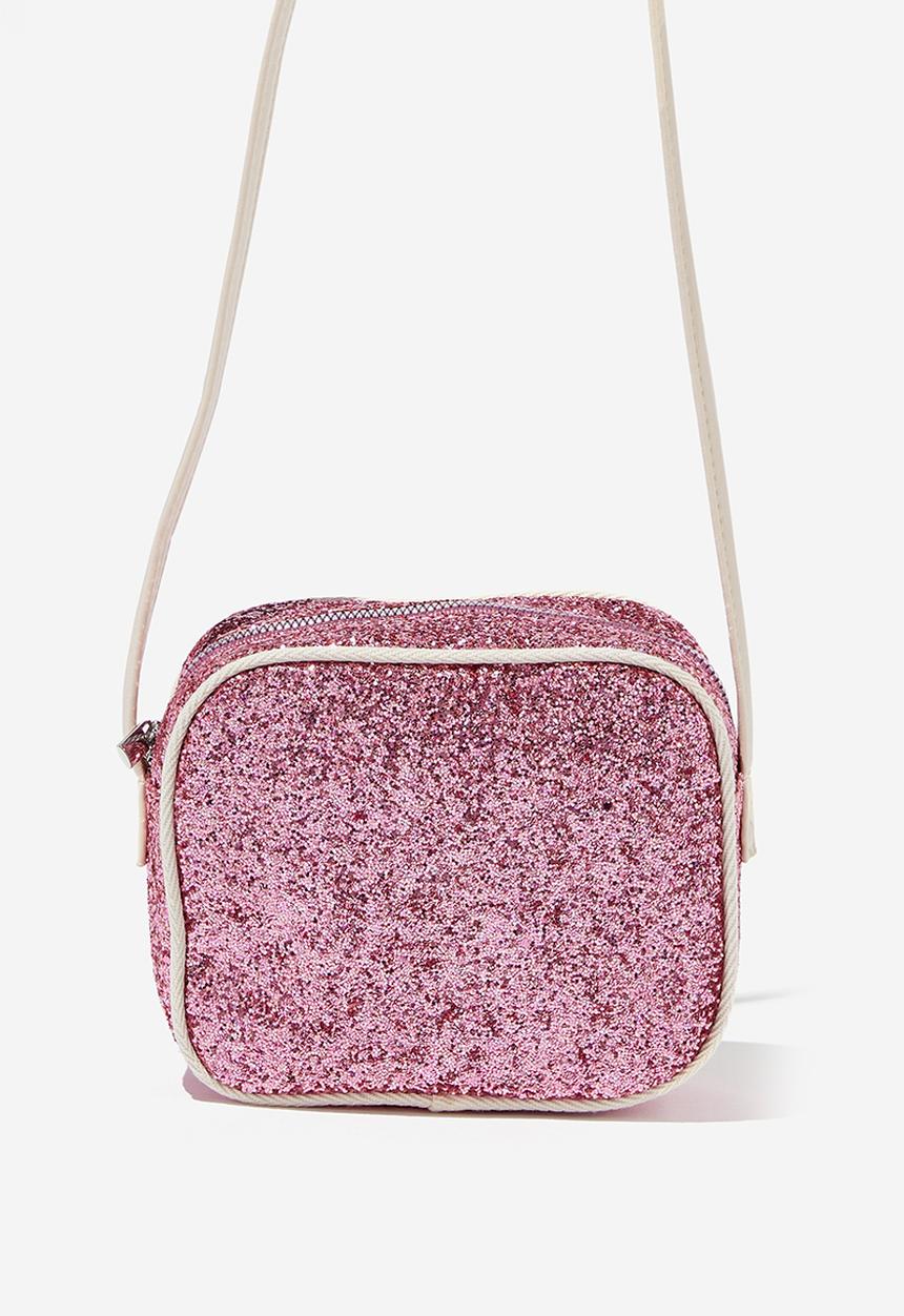 Cotton On - Sara shimmer bag - pink glitter