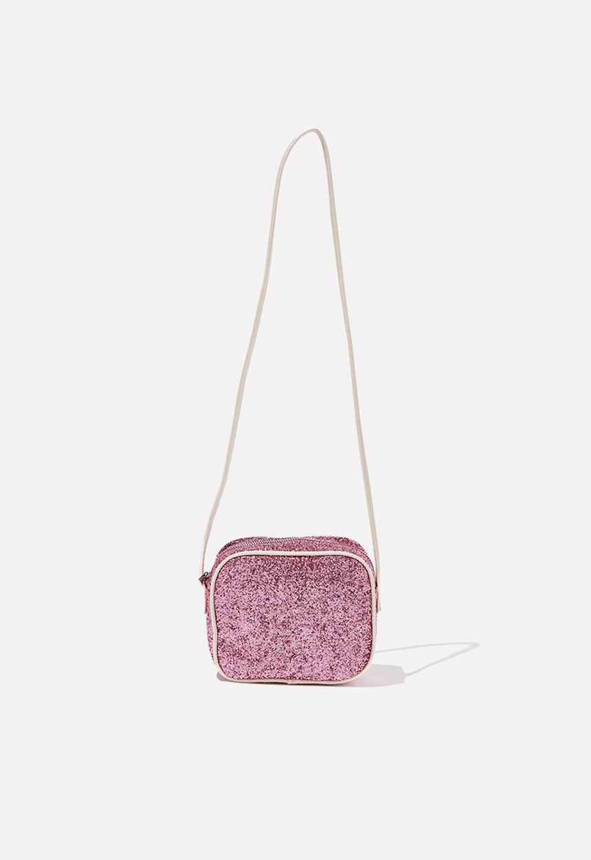 Cotton On - Sara shimmer bag - pink glitter