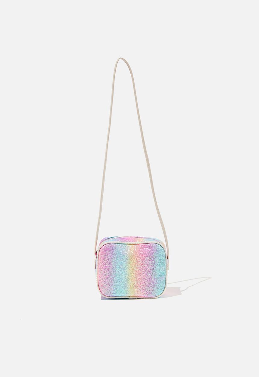 Cotton On - Sara shimmer bag - rainbow glitter