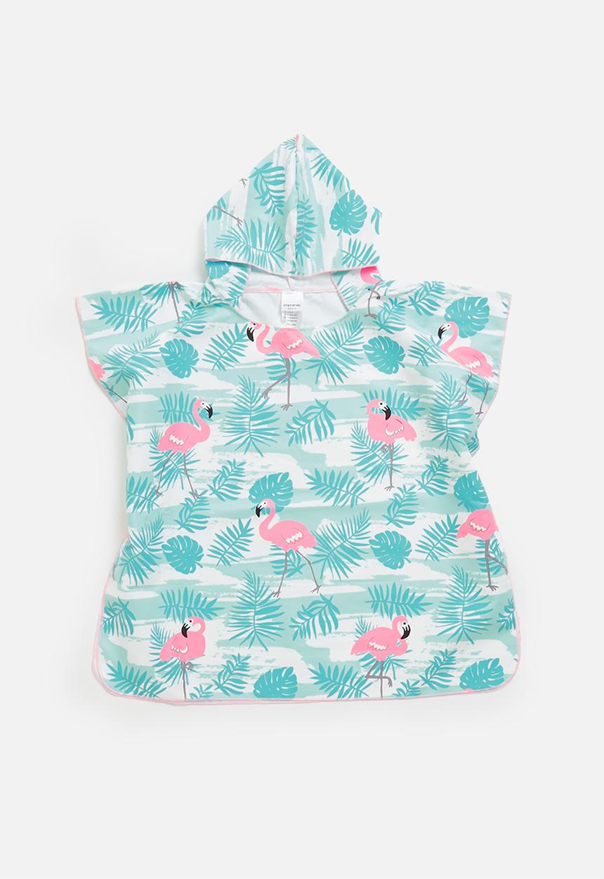 Pop Candy - Flamingo hooded towel - multi