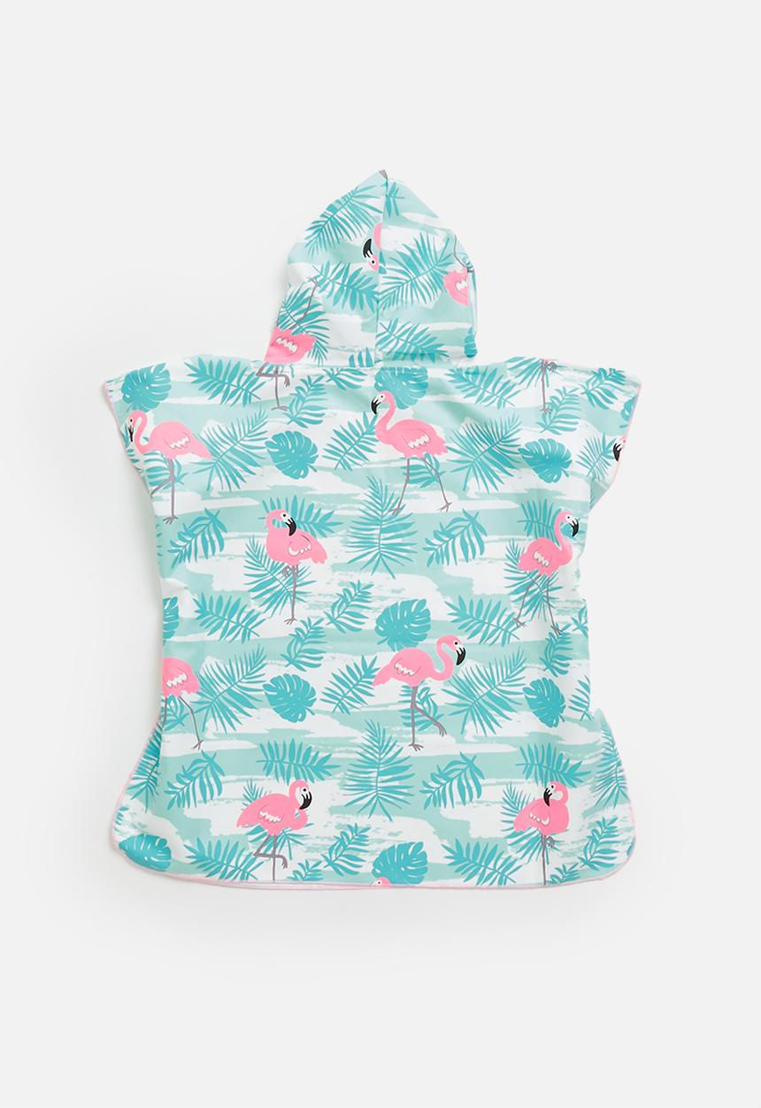 Pop Candy - Flamingo hooded towel - multi