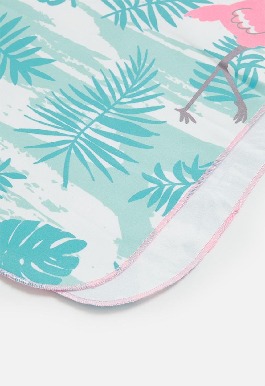 Pop Candy - Flamingo hooded towel - multi