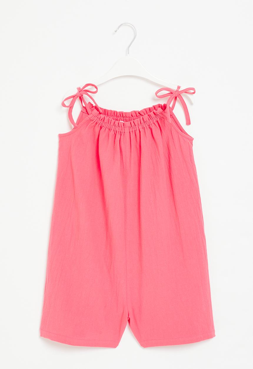 Superbalist - Summer strappy playsuit - pink