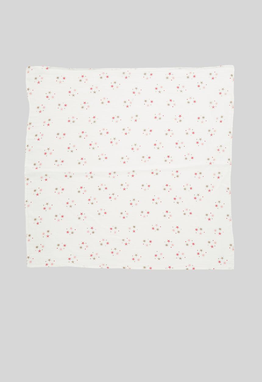 Pop Candy - Baby star blanket - white & pink