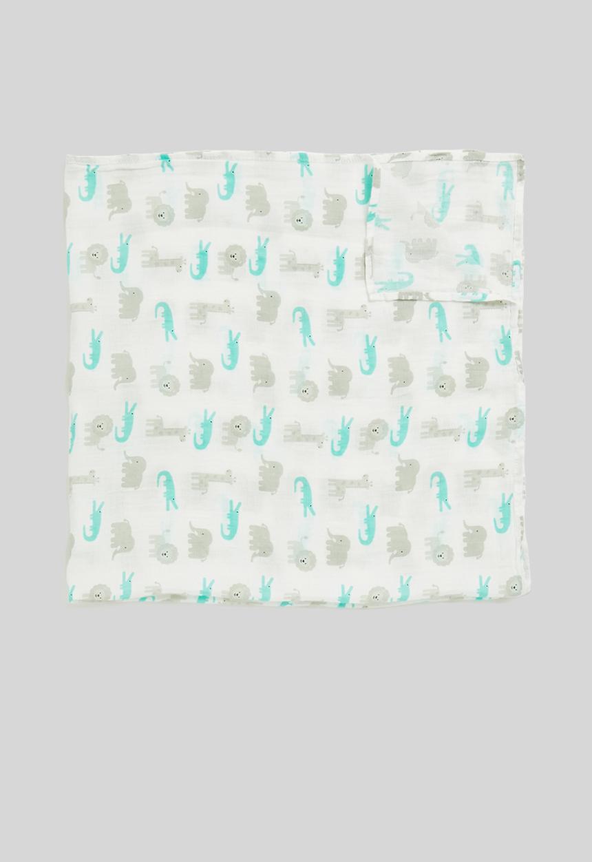 Pop Candy - Baby elephant blanket - white